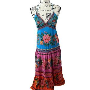 Farm rio x Anthropologie floral midi dress xs